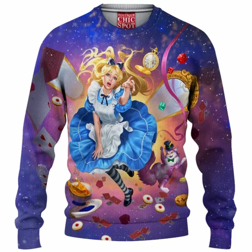Alice in Wonderl Knitted Sweater