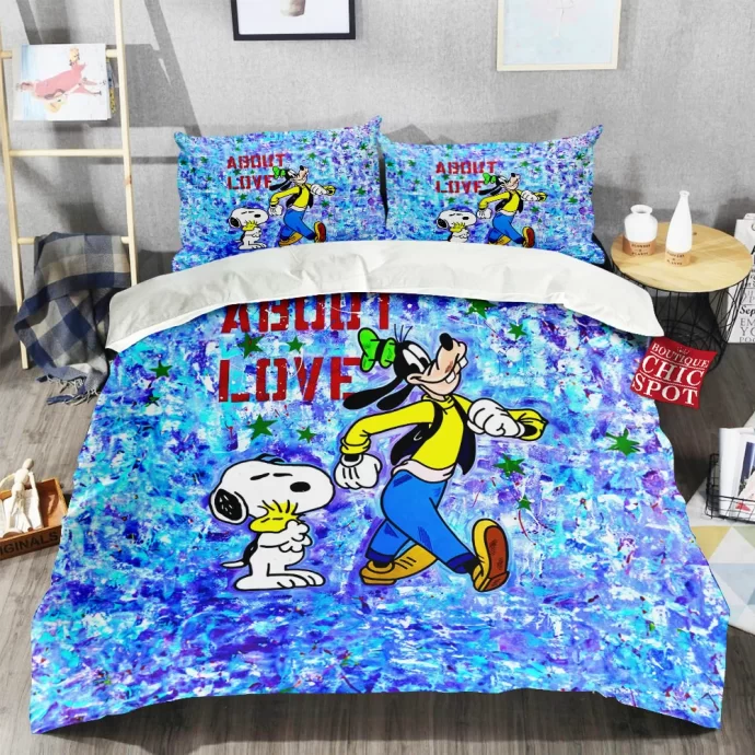 Snoopy Goofy Bedding Set