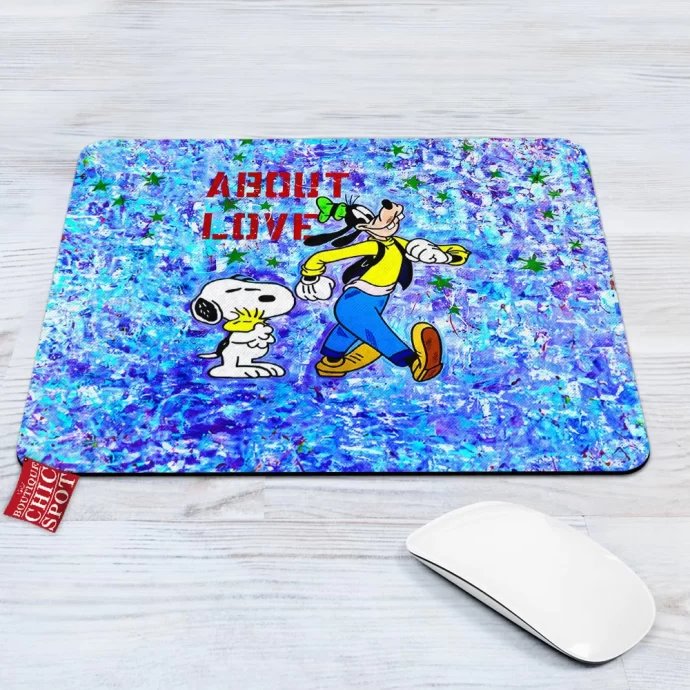 Snoopy Goofy Mouse Pad