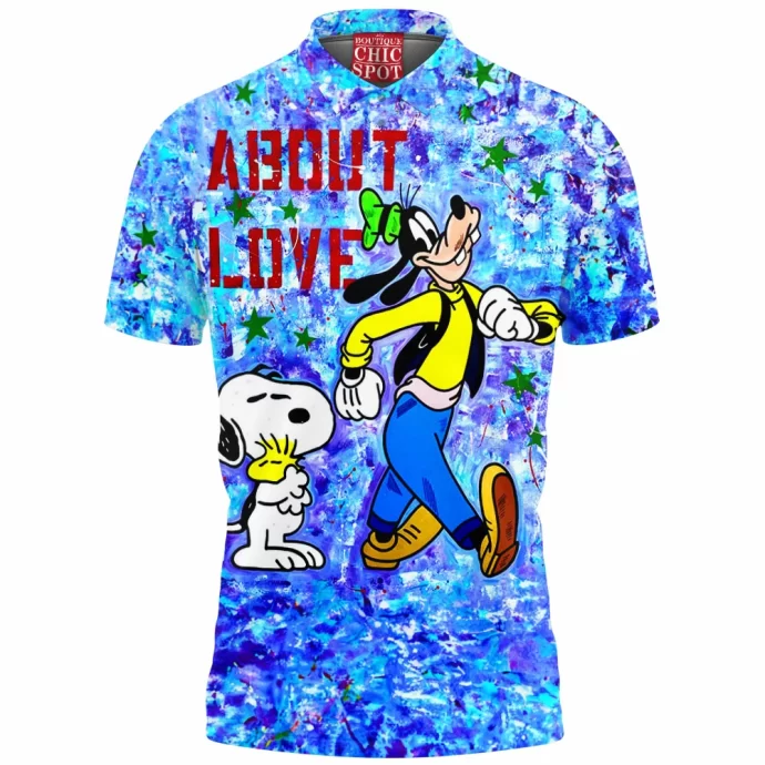 Snoopy Goofy Polo Shirt