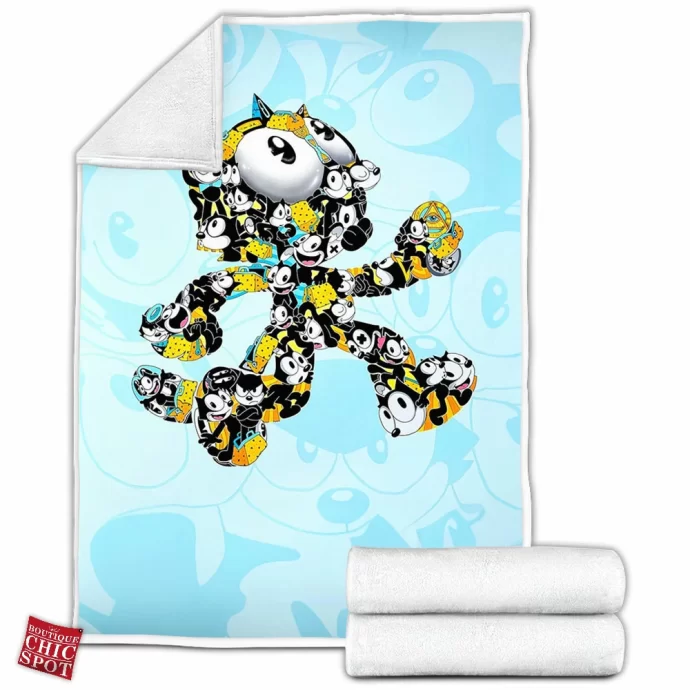 Felix the Cat Fleece Blanket