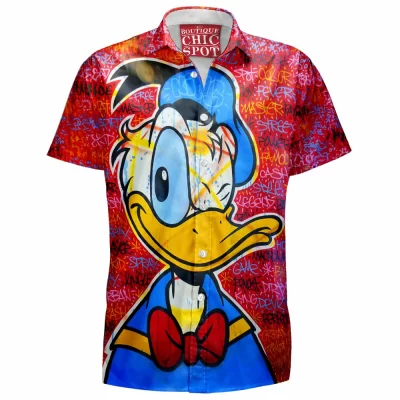 Animation Hawaiian-Shirt, Donald Duck Hawaiian-Shirt, Disney Hawaiian-Shirt
