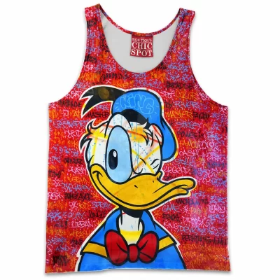 Animation Tank-Top, Donald Duck Tank-Top, Disney Tank-Top