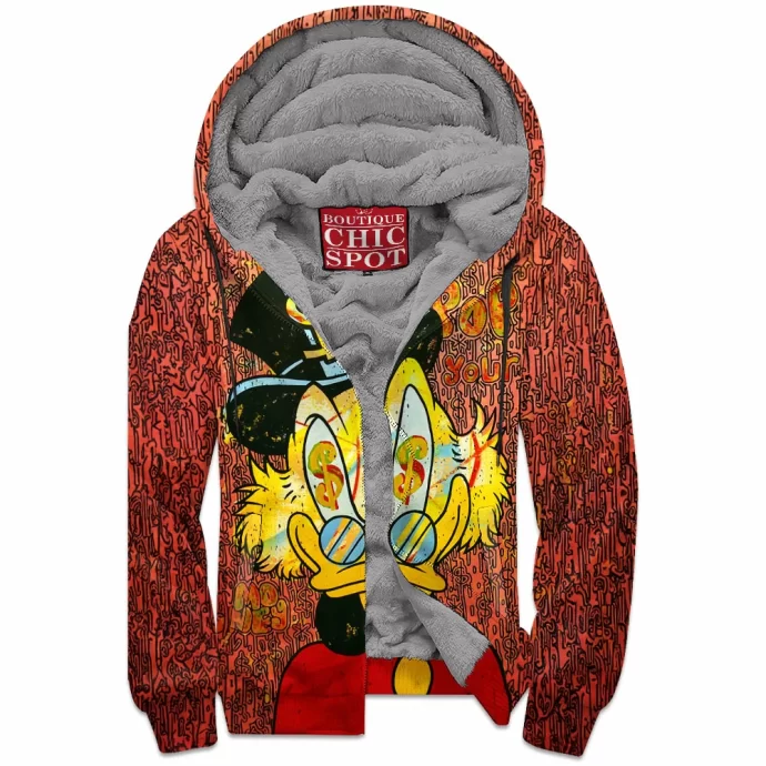 Scrooge McDuck Zip Fleece Hoodie