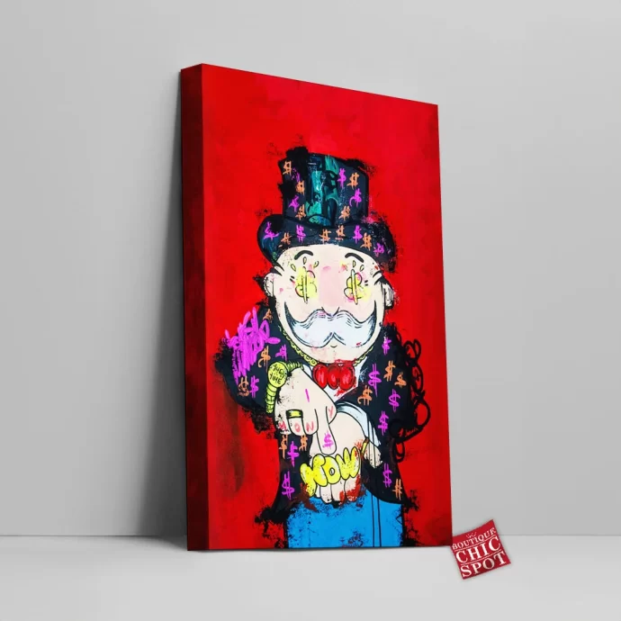 Mr. Monopoly Canvas Wall Art