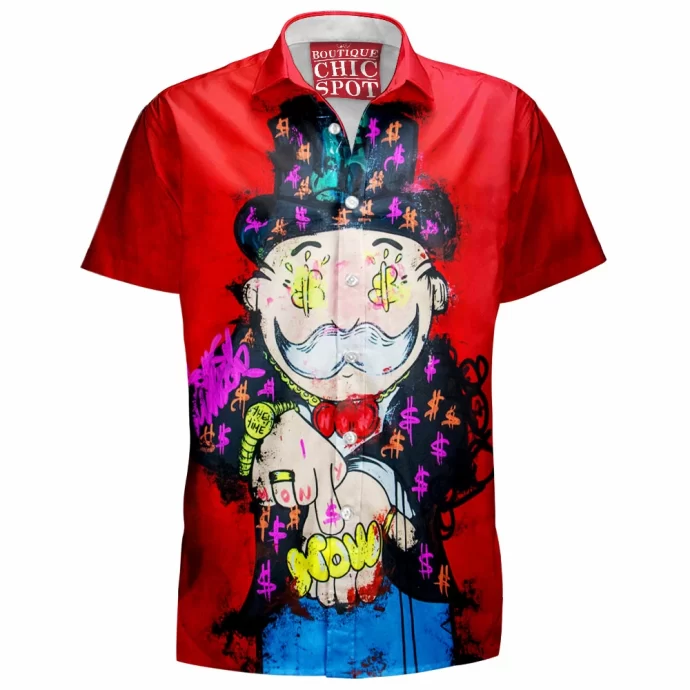 Mr. Monopoly Hawaiian Shirt