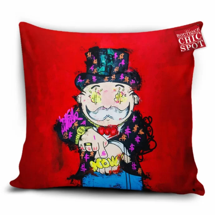 Mr. Monopoly Pillow Cover