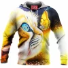 Cat Fleece-Hoodie