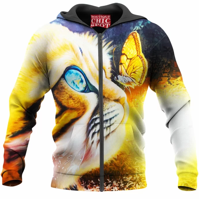 Kitty Cat Zip Hoodie