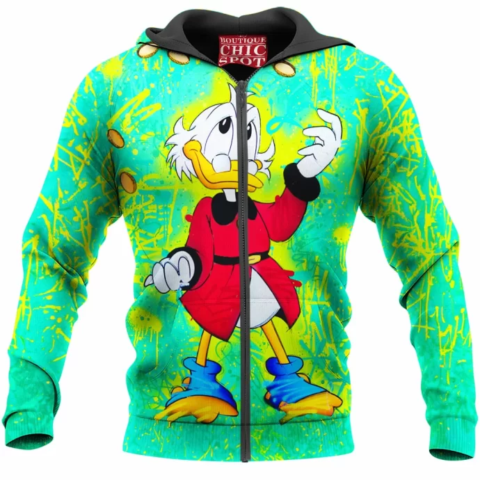 Scrooge McDuck Zip Hoodie