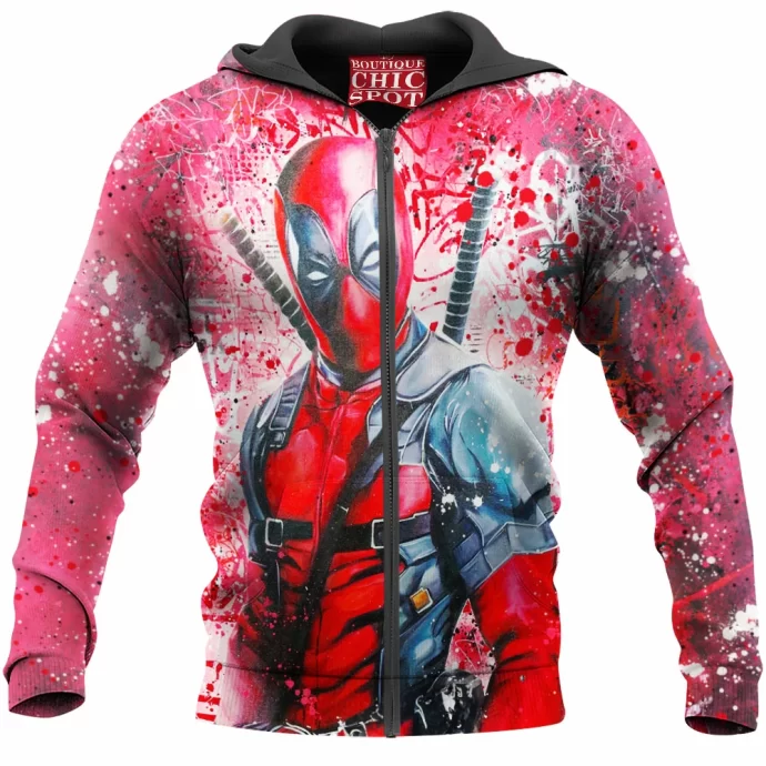 Deadpool Zip Hoodie