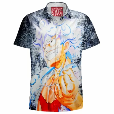 Anime Hawaiian-Shirt, One Piece Hawaiian-Shirt, Monkey D Luffy Hawaiian-Shirt