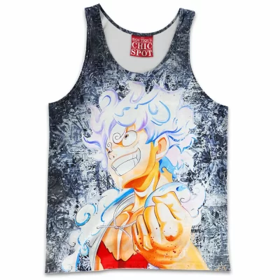 Anime Tank-Top, One Piece Tank-Top, Monkey D Luffy Tank-Top