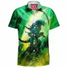 Alien Hawaiian-Shirt, Sci-Fi Hawaiian-Shirt