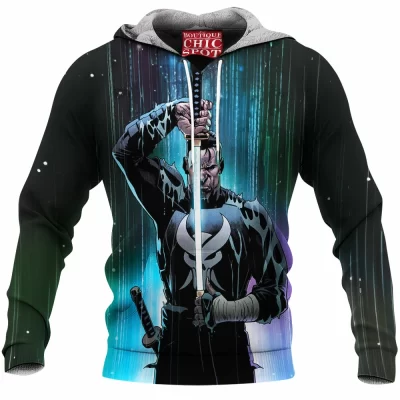 Comic Fleece-Hoodie, Punisher Fleece-Hoodie