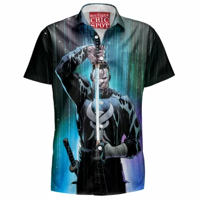 Comic Hawaiian-Shirt, Punisher Hawaiian-Shirt