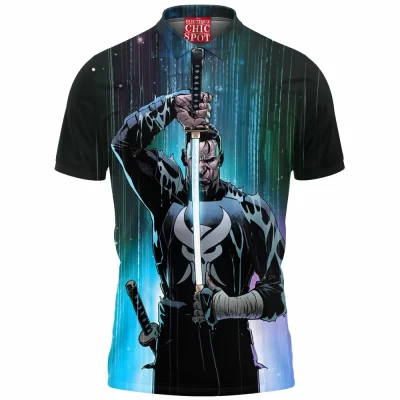 Comic Polo Shirt, Punisher Polo Shirt
