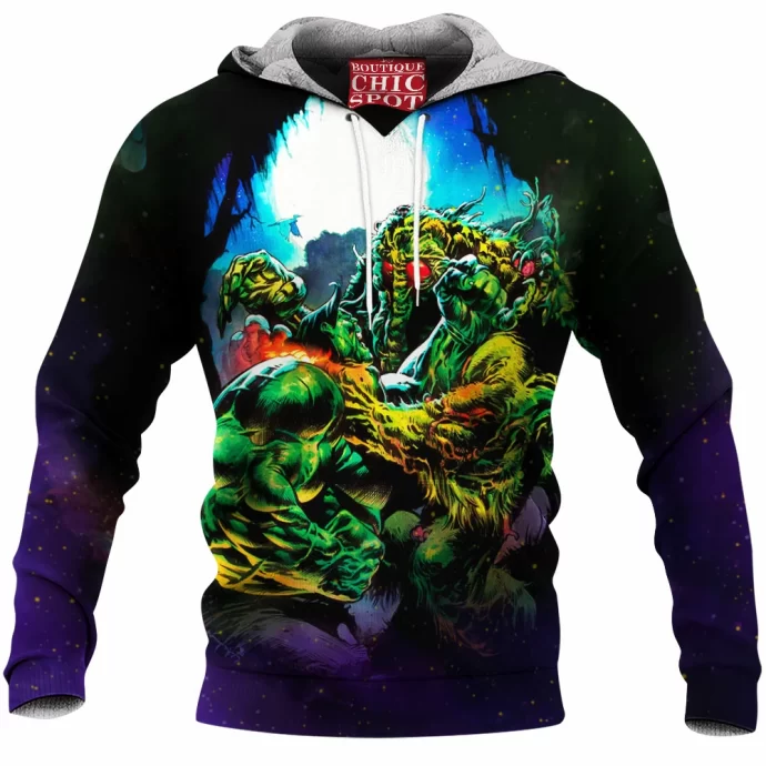 Hulk Man-Thing Fleece Hoodie