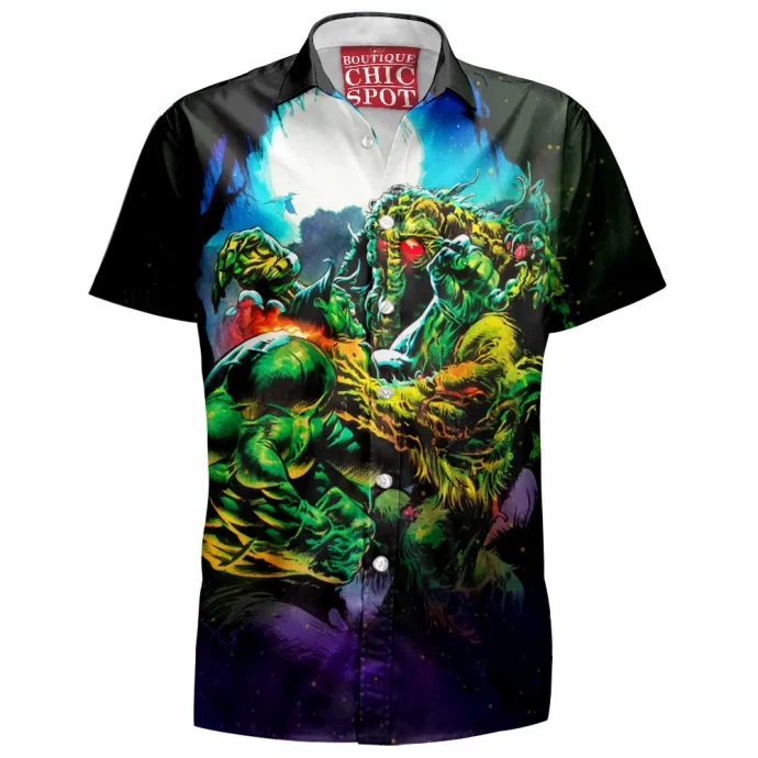 Hulk Man-Thing Hawaiian Shirt