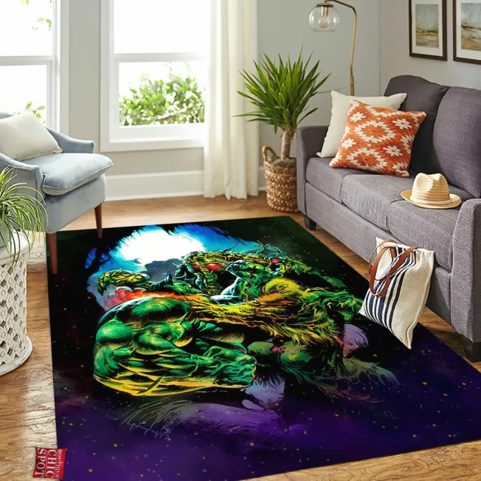 Hulk Man-Thing Rectangle Rug