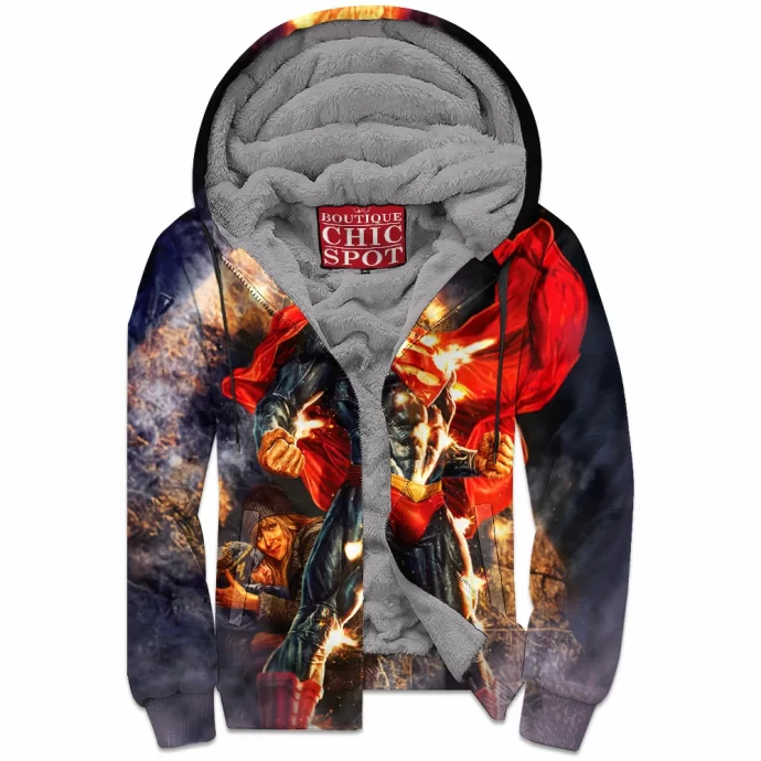 Superman Zip Fleece Hoodie