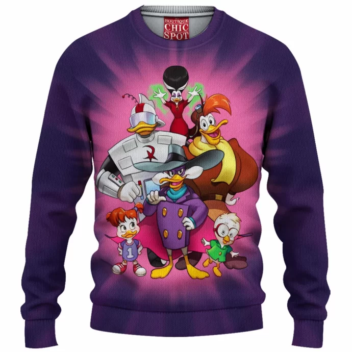 Darkwing Duck Knitted Sweater