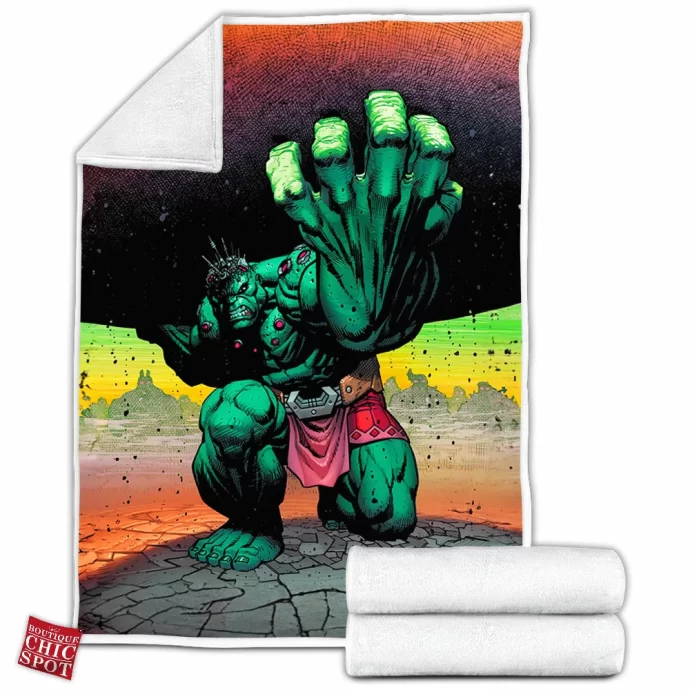 Hulk Fleece Blanket