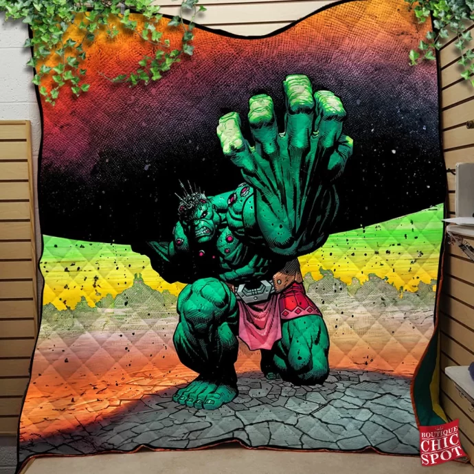 Hulk Quilt Blanket