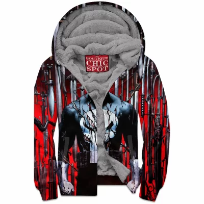 Comic Zip-Fleece-Hoodie, Punisher Zip-Fleece-Hoodie
