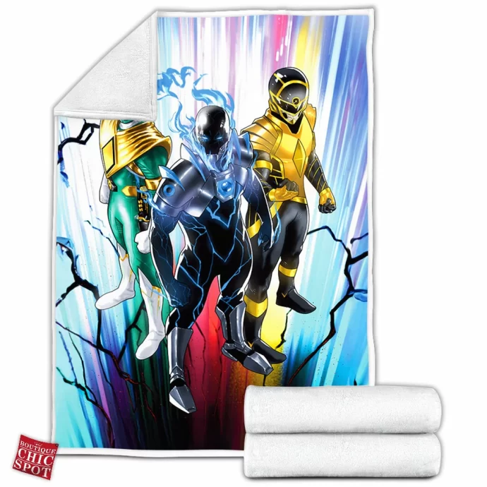 Mighty Morphin Power Rangers Fleece Blanket