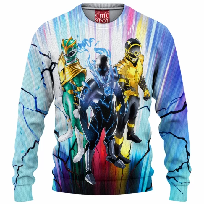 Mighty Morphin Power Rangers Knitted Sweater