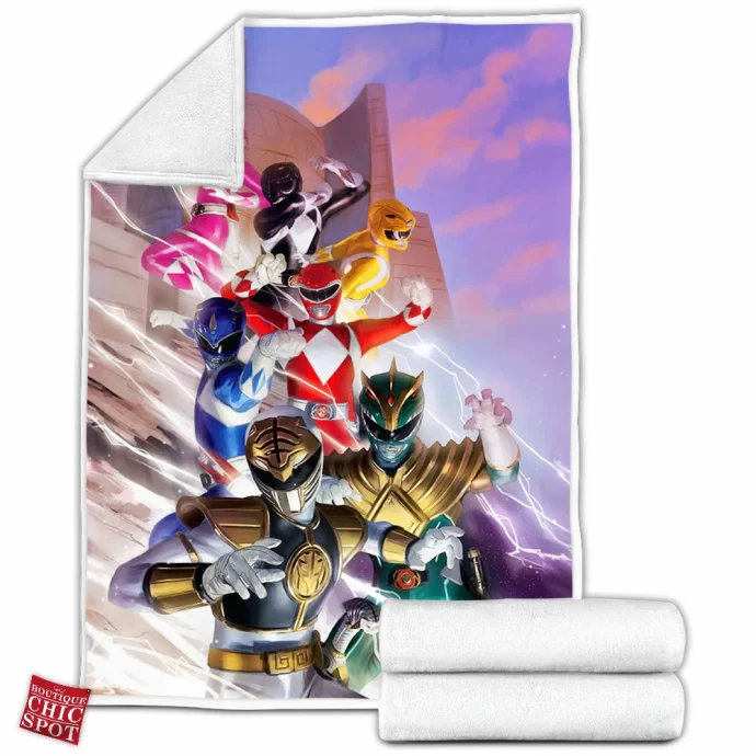 Mighty Morphin Power Rangers Fleece Blanket