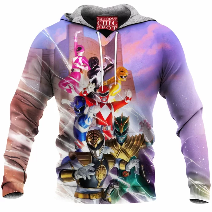 Mighty Morphin Power Rangers Fleece Hoodie