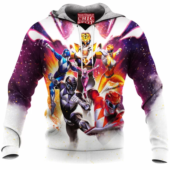 Mighty Morphin Power Rangers Fleece Hoodie