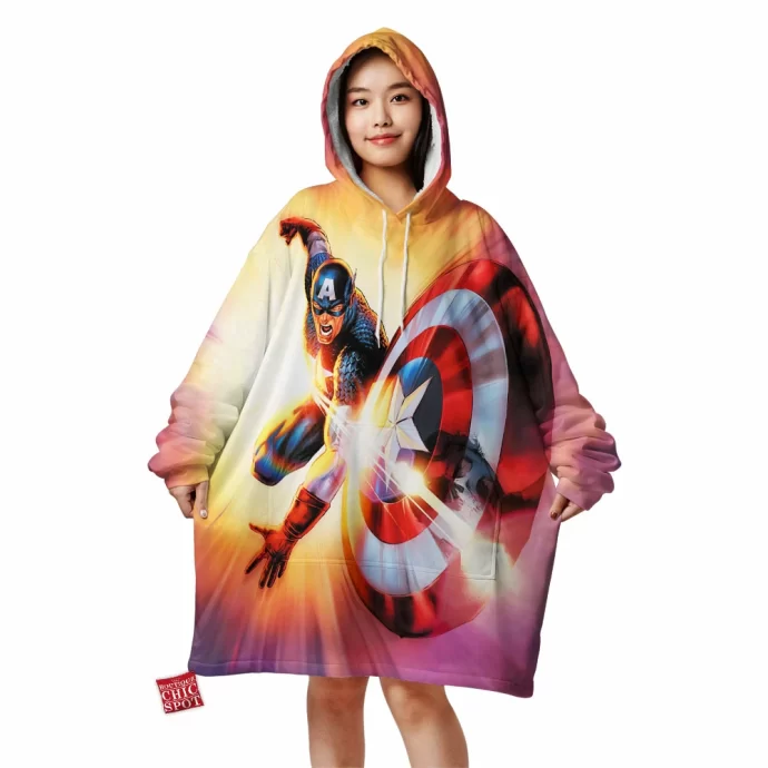 Captain America Blanket Hoodie