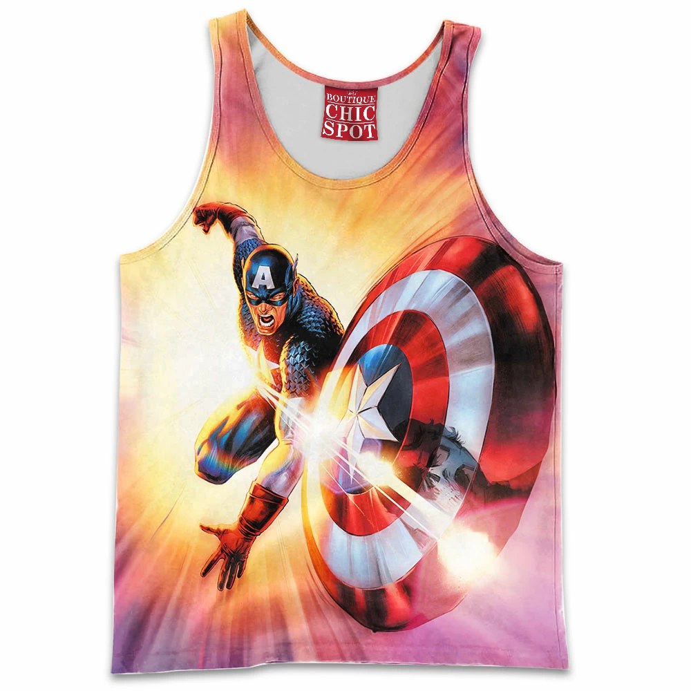 Captain America Tank-Top, Comic Tank-Top 1 M TU Boutique 8399 Tank Top