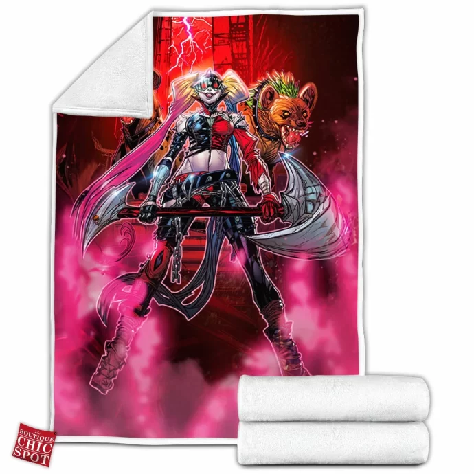 Harley Quinn Fleece Blanket