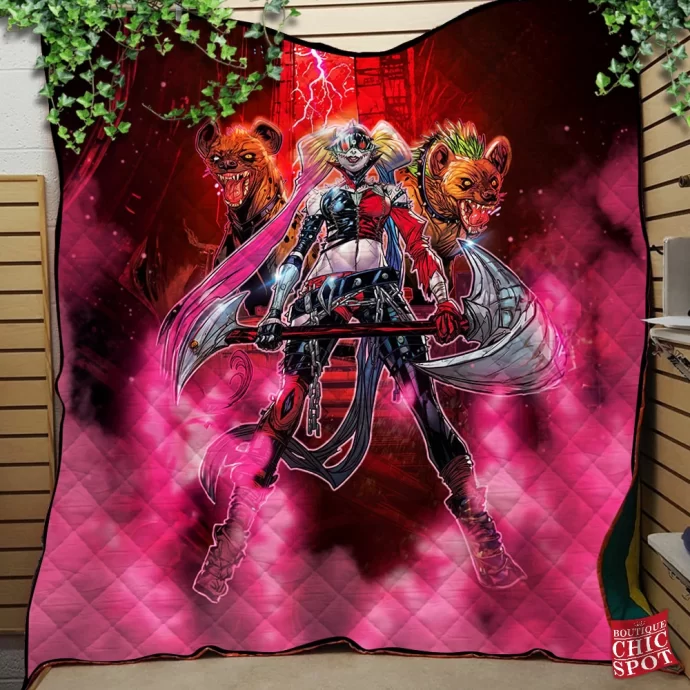 Harley Quinn Quilt Blanket