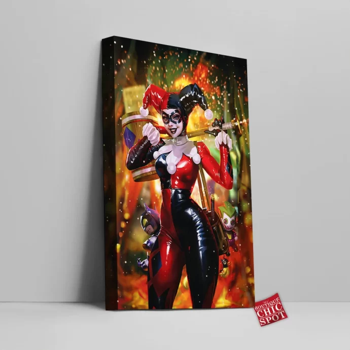 Harley Quinn Canvas Wall Art