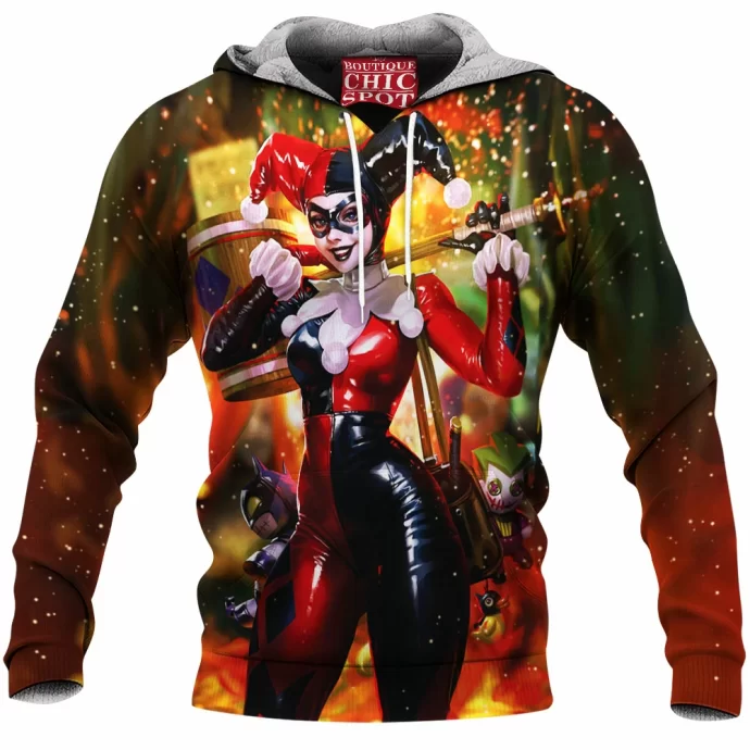 Harley Quinn Fleece Hoodie