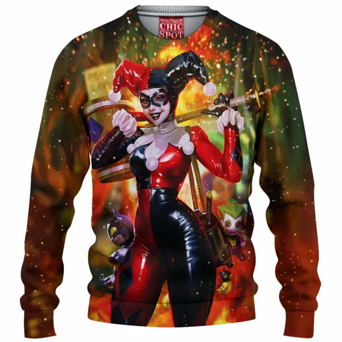 Harley Quinn Knitted Sweater