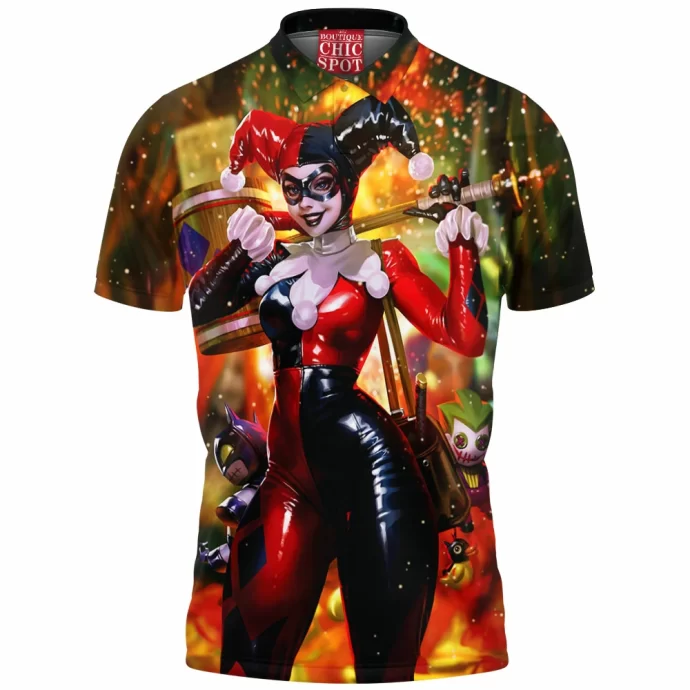 Harley Quinn Polo Shirt