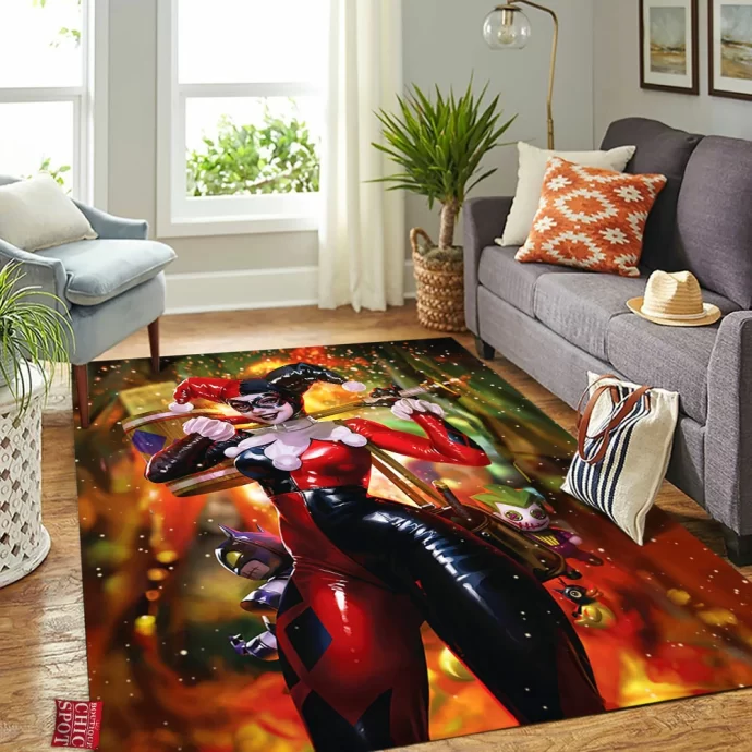 Harley Quinn Rectangle Rug