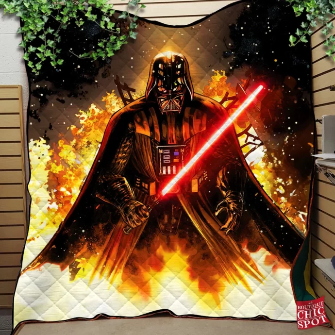 Darth Vader Quilt Blanket