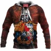 Darth Vader Fleece-Hoodie, Sci-Fi Fleece-Hoodie, Star Wars Fleece-Hoodie