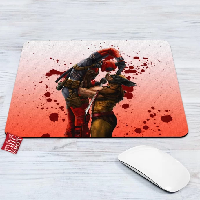 Wolverine Deadpool Mouse Pad