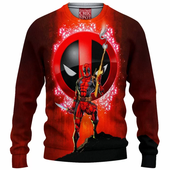 Deadpool Knitted Sweater