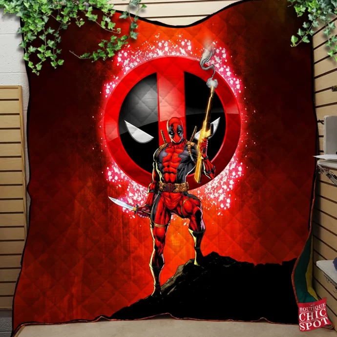 Deadpool Quilt Blanket