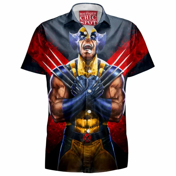 Wolverine Hawaiian Shirt