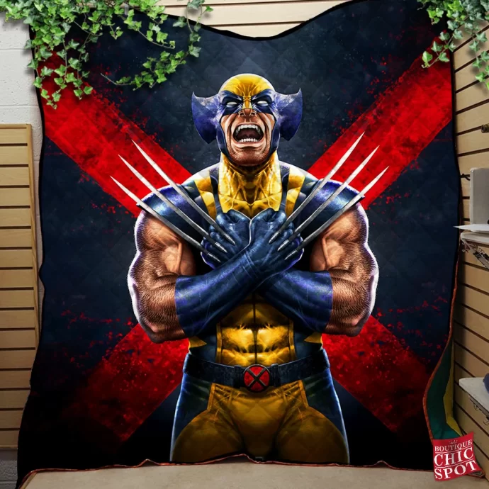 Wolverine Quilt Blanket